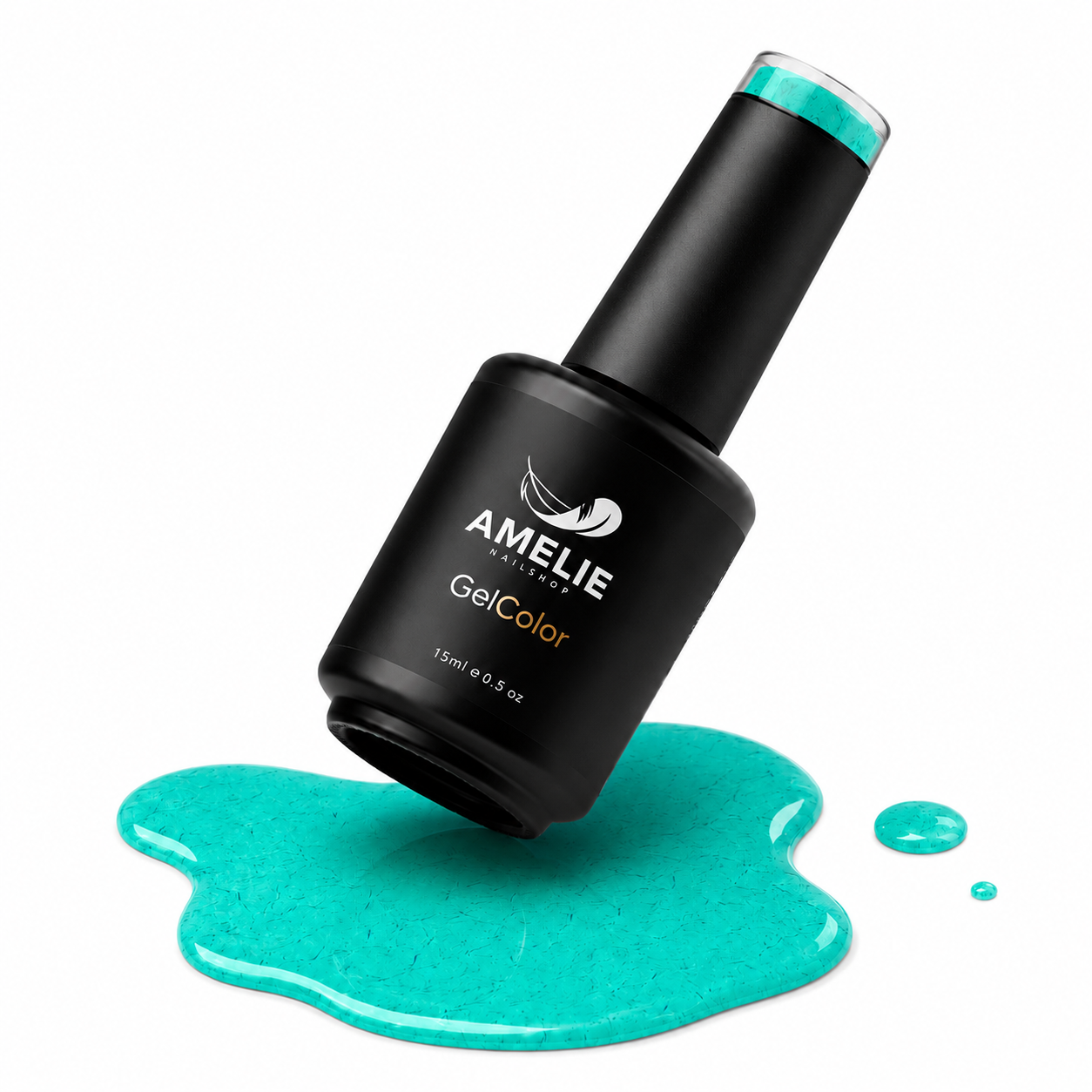 Amelie Nails Fibergel  UV-Nagellack Türkis F06* 15ml