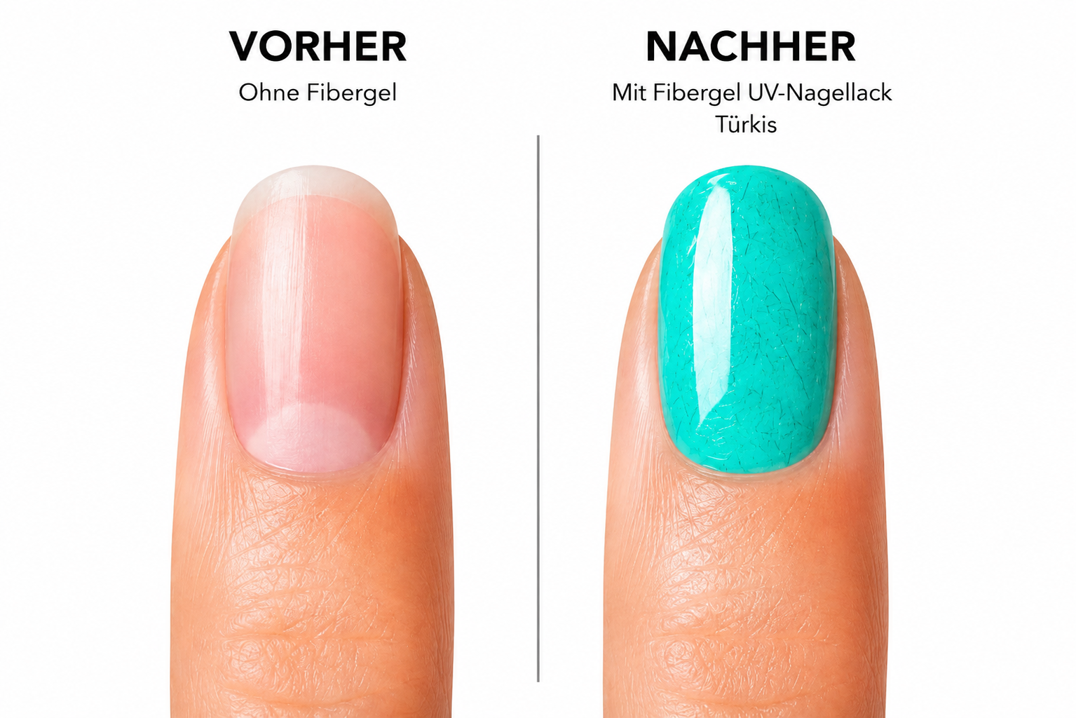 Amelie Nails Fibergel  UV-Nagellack Türkis F06* 15ml