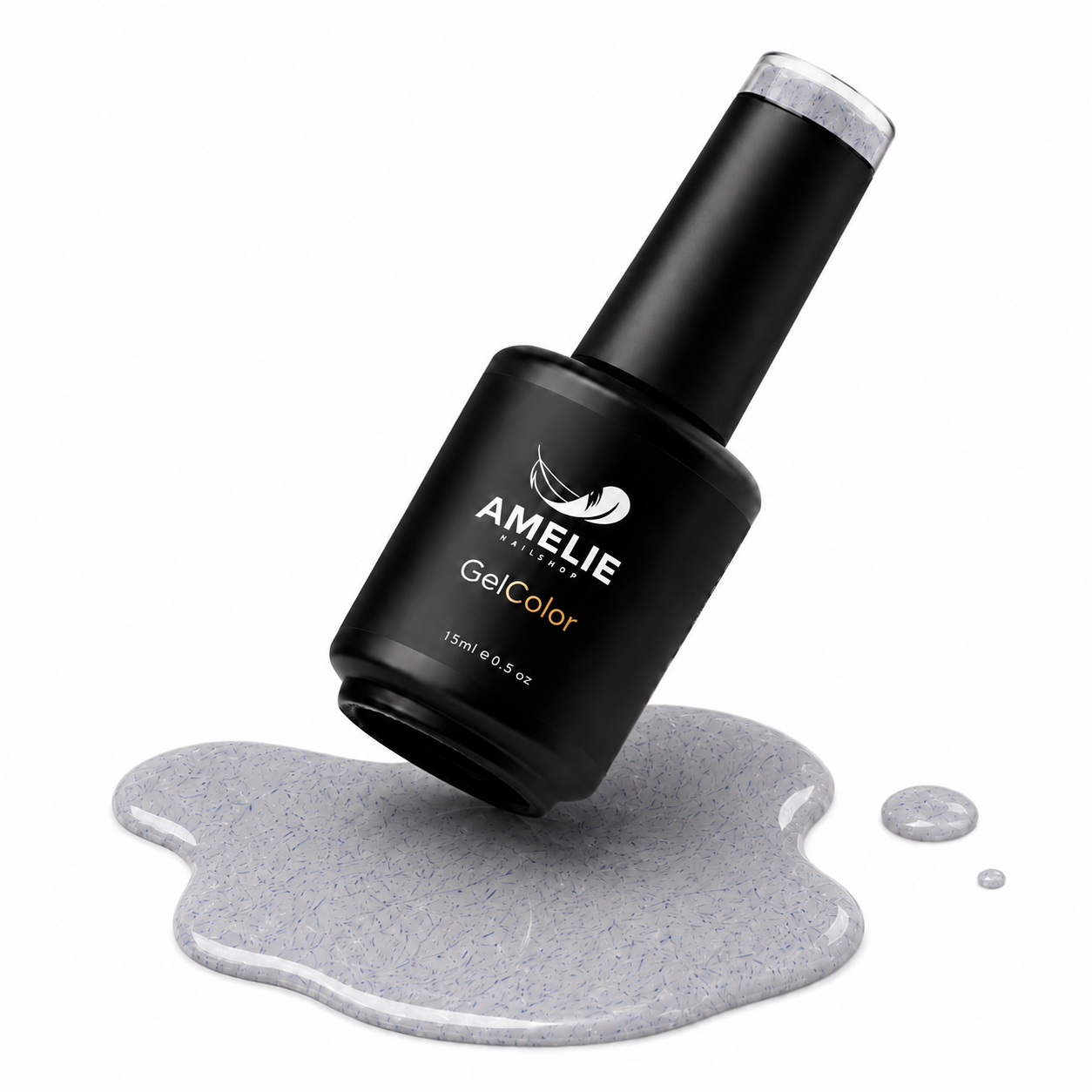 Amelie Nails Fibergel UV-Nagellack Grau F02* 15ml