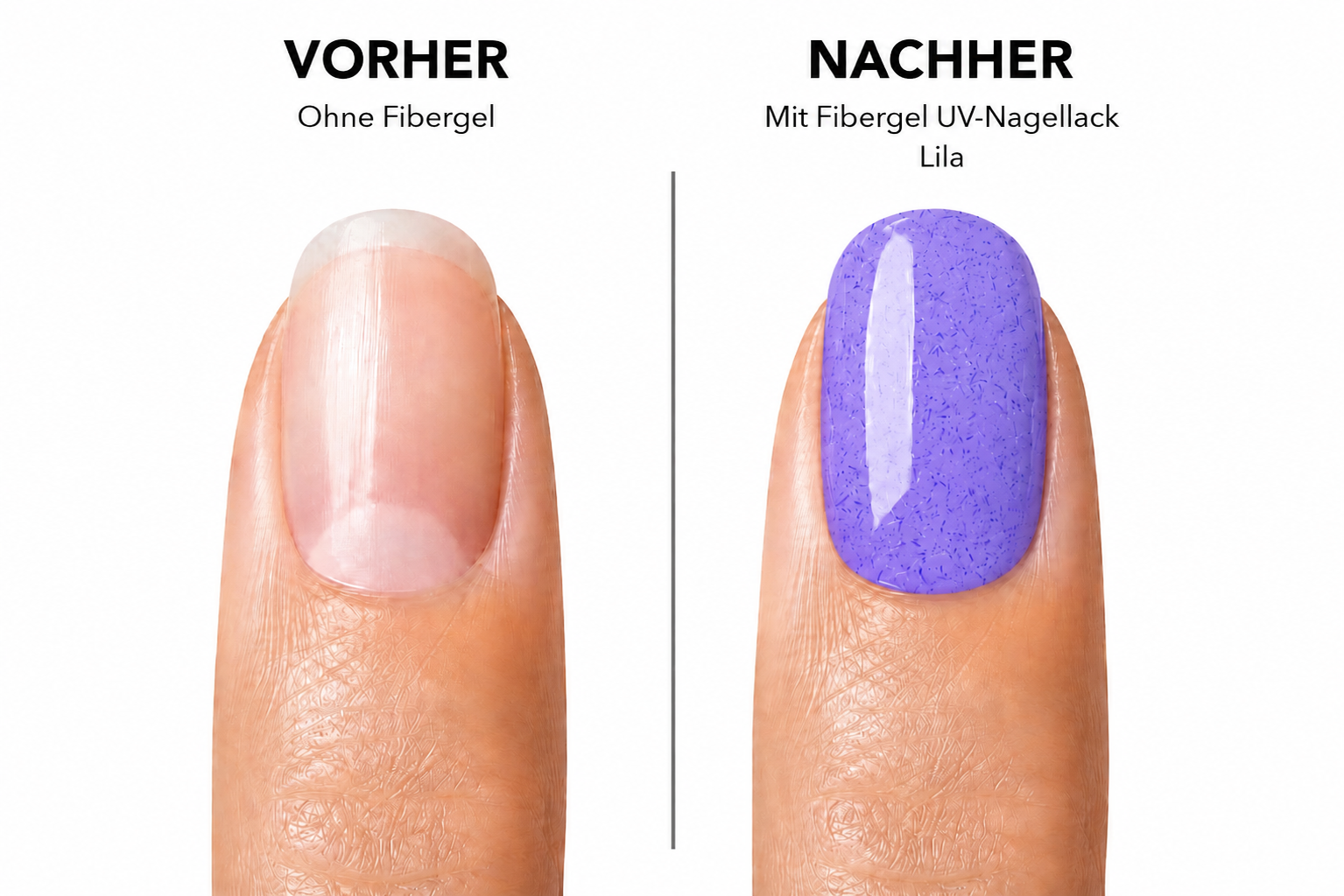 Amelie Nails Fibergel UV-Nagellack Lila F07* 15ml