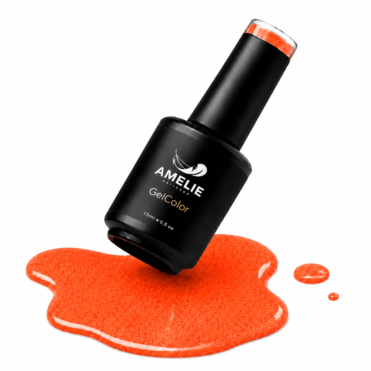 Amelie Nails Fibergel UV-Nagellack Orange F08* 15ml
