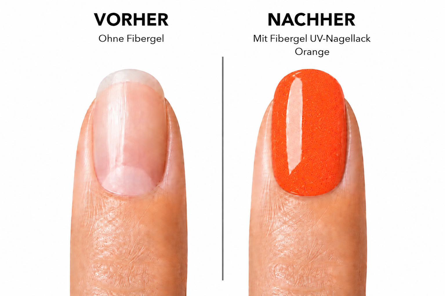 Amelie Nails Fibergel UV-Nagellack Orange F08* 15ml