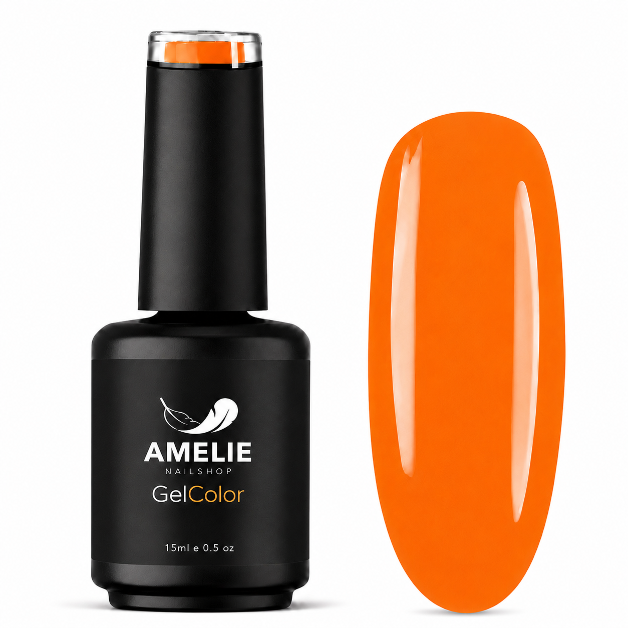 Amelie Nails UV-Nagellack Glassgel Dunkel- Orange GGC03* 15ml