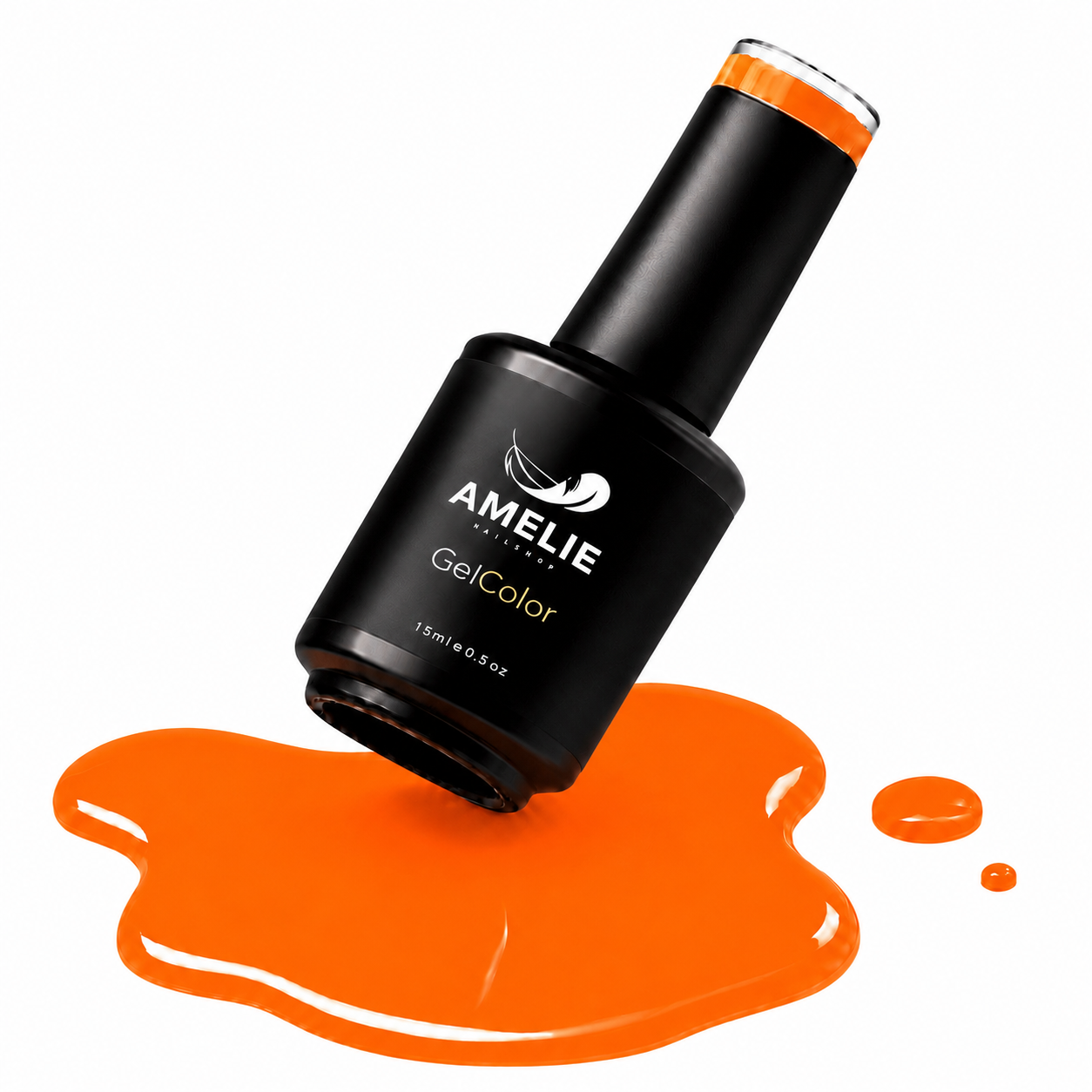 Amelie Nails UV-Nagellack Glassgel Dunkel- Orange GGC03* 15ml
