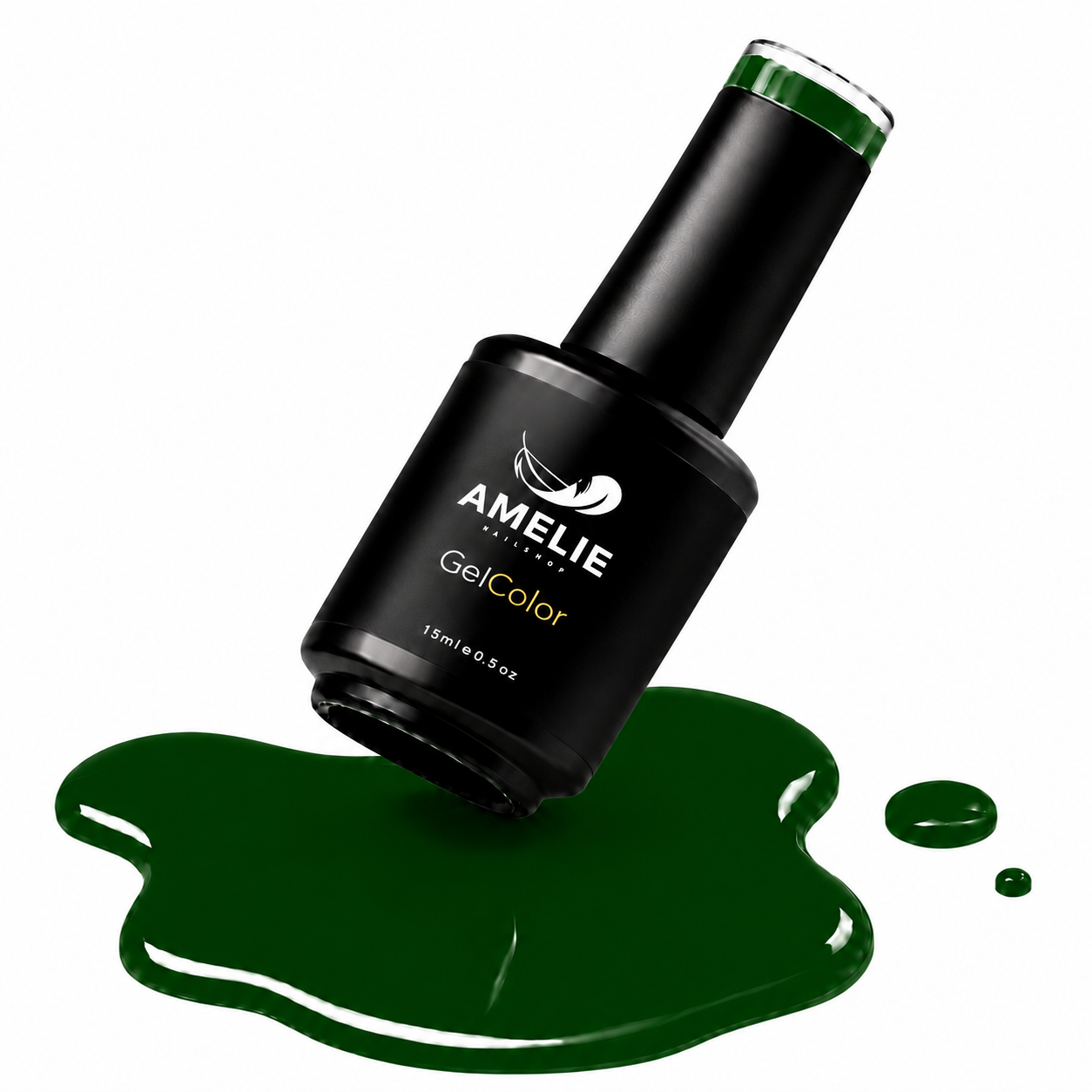 Amelie Nails UV-Nagellack Glassgel Dunkelgrün GGC19* 15ml