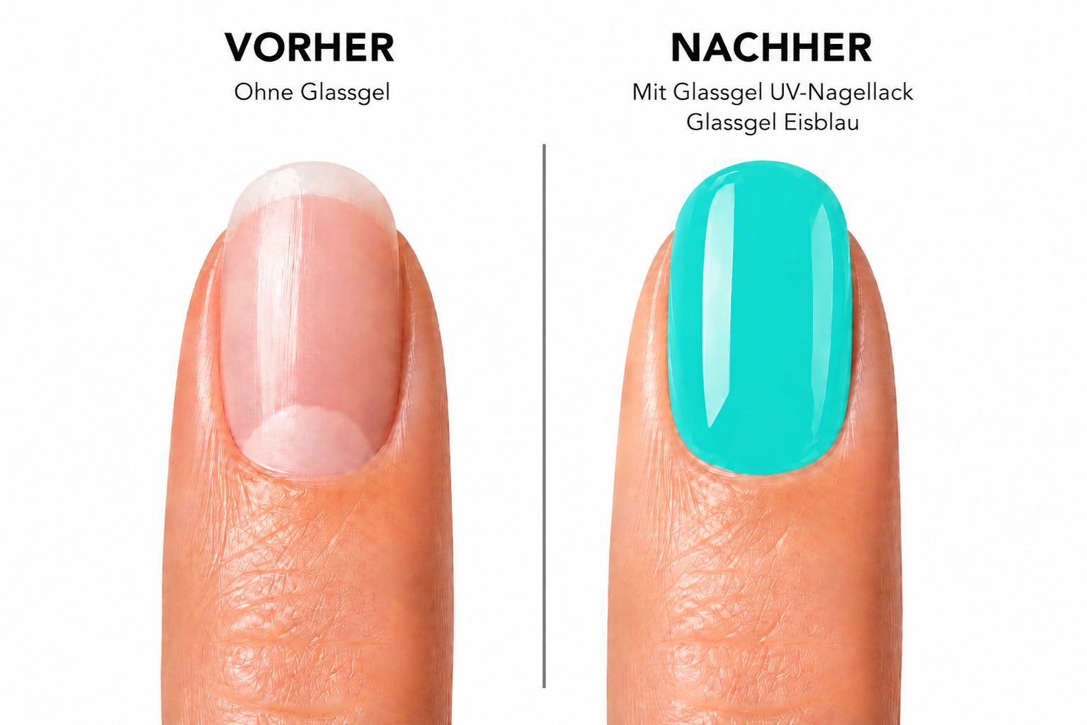 Amelie Nails UV-Nagellack Glassgel Eisblau GGC17* 15ml