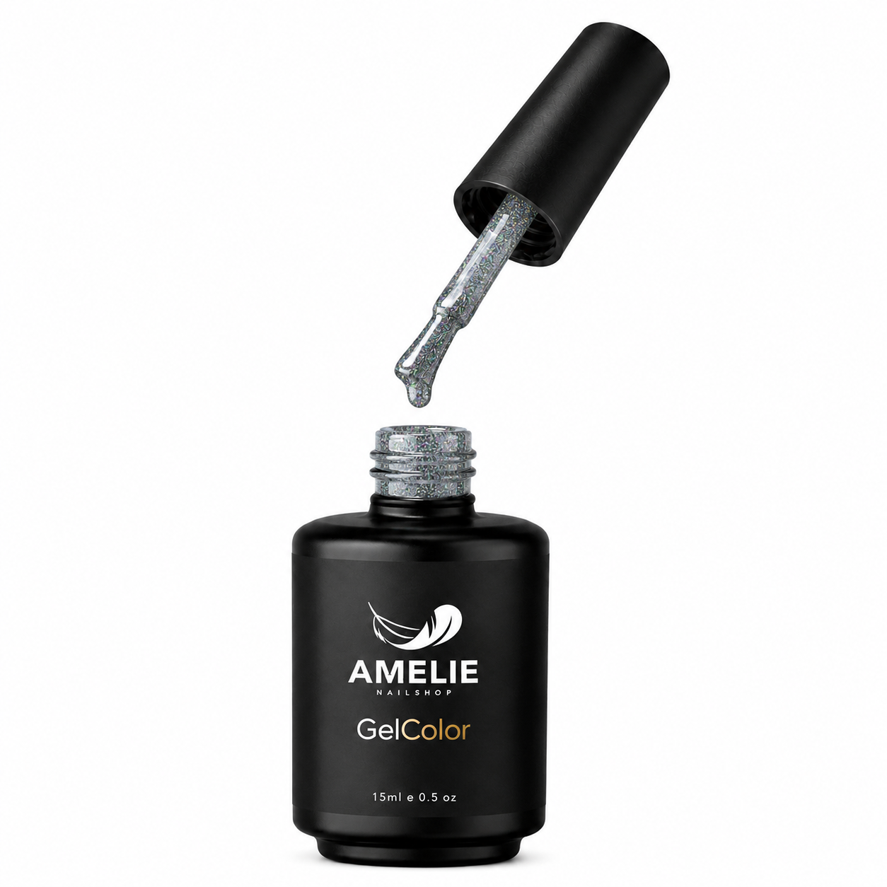 Amelie Nails  UV Holographic Gel Grau 12* 15ml