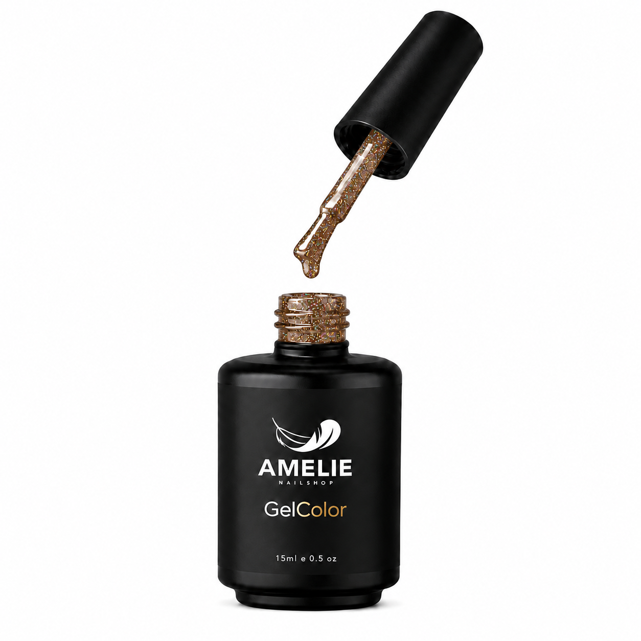 Amelie Nails  UV Holographic Gel Braun 01* 15ml