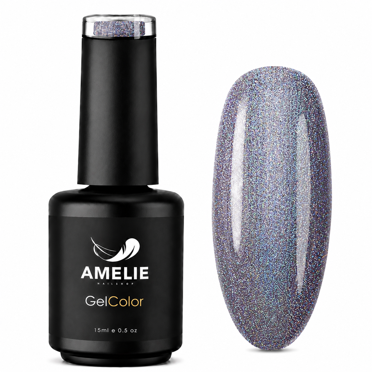 Amelie Nails  Holographic Gel Violett 19* 15ml