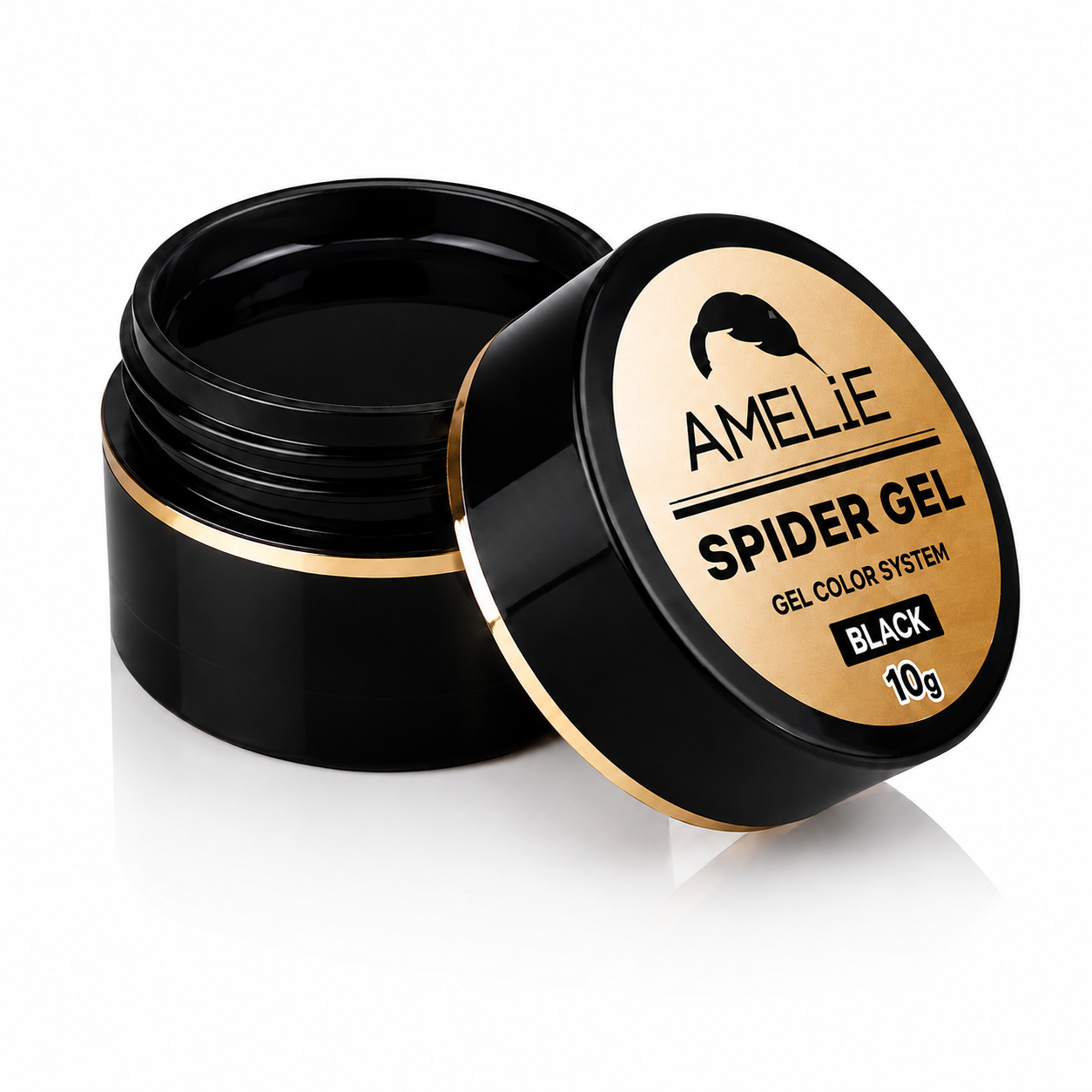 Amelie Nails Spider Gel schwarz 06* 10ml