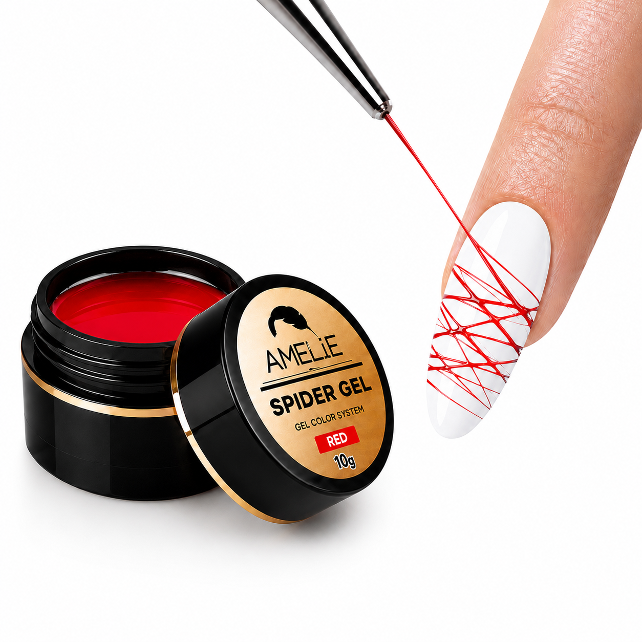 Amelie Nails Spider Gel Rot 04* 10ml