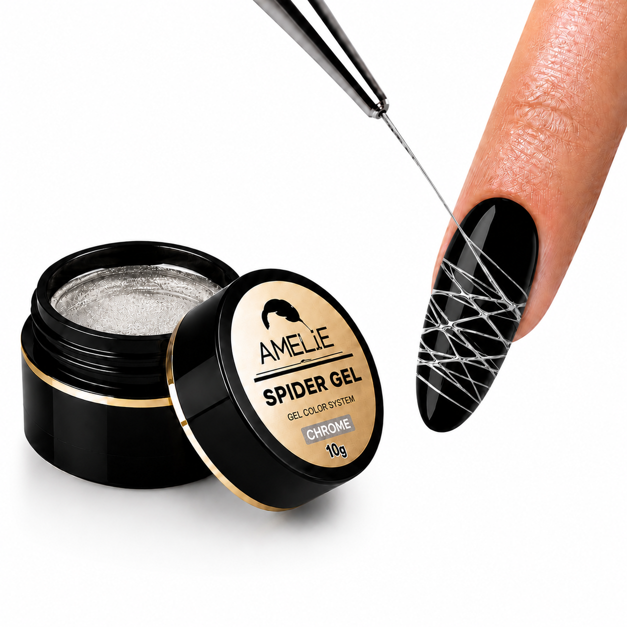 Amelie Nails Spider Gel Chrome  02* 10ml