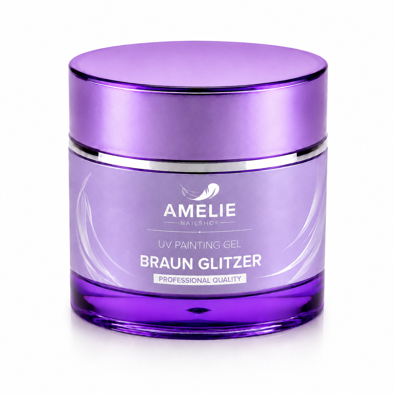 Amelie Nails UV Painting Gel Braun Glitzer 94* 7ml