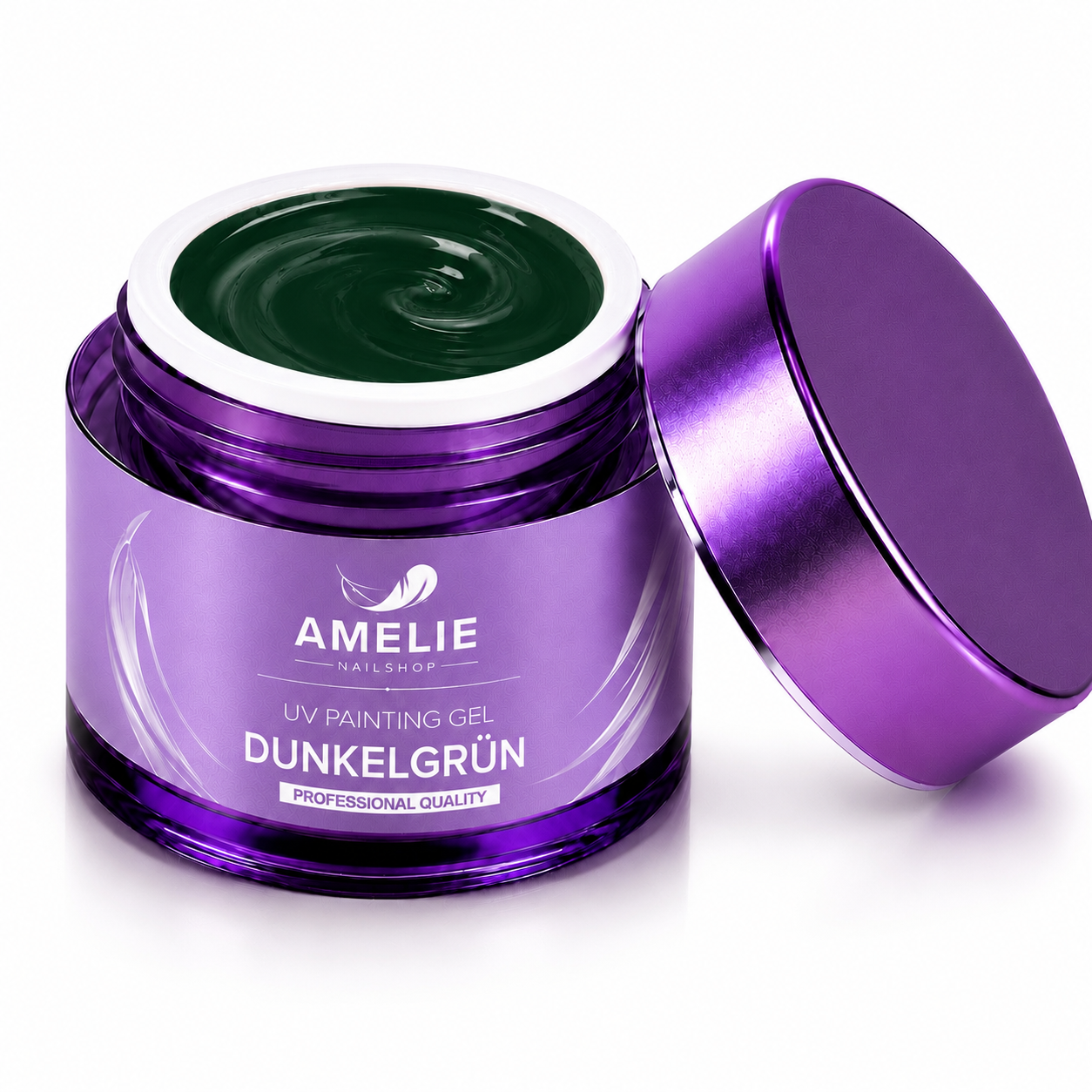 Amelie Nails UV Painting Gel Dunkelgrün  23* 7ml