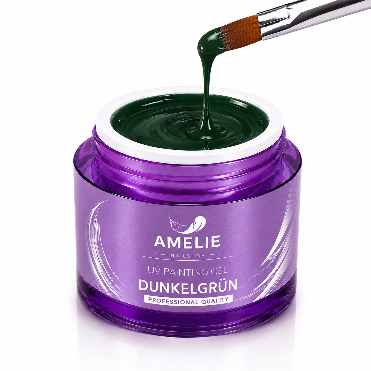 Amelie Nails UV Painting Gel Dunkelgrün  23* 7ml
