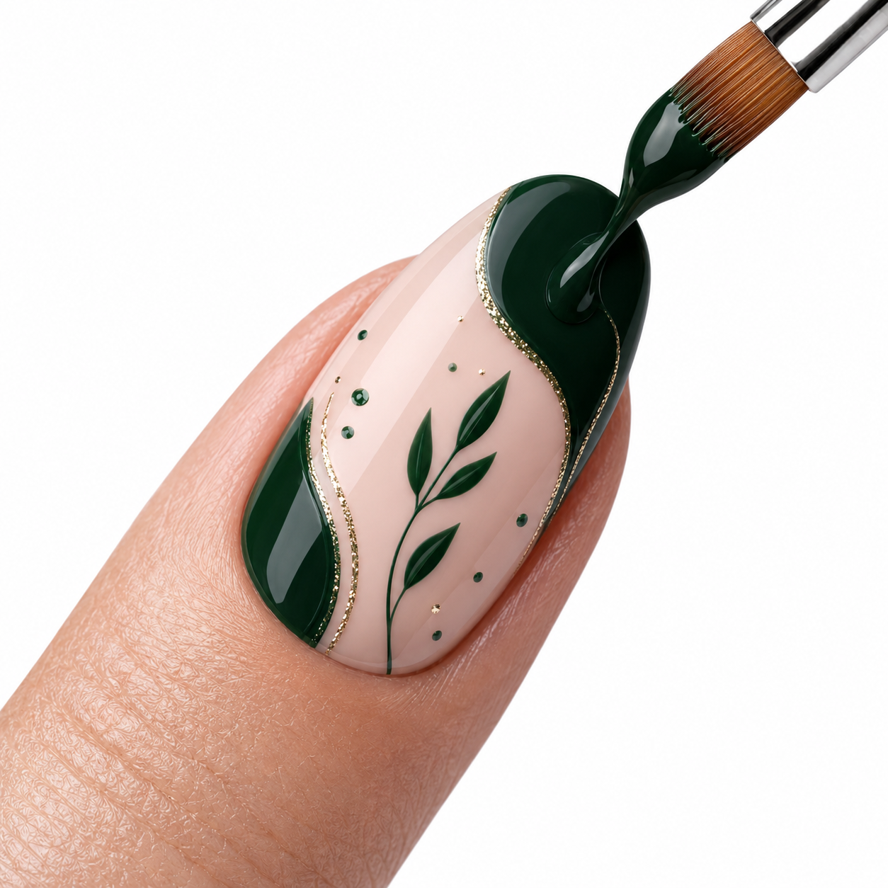 Amelie Nails UV Painting Gel Dunkelgrün  23* 7ml