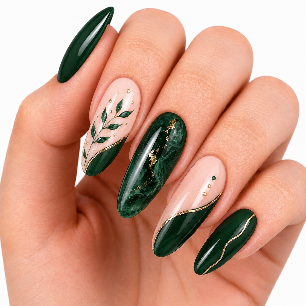 Amelie Nails UV Painting Gel Dunkelgrün  23* 7ml