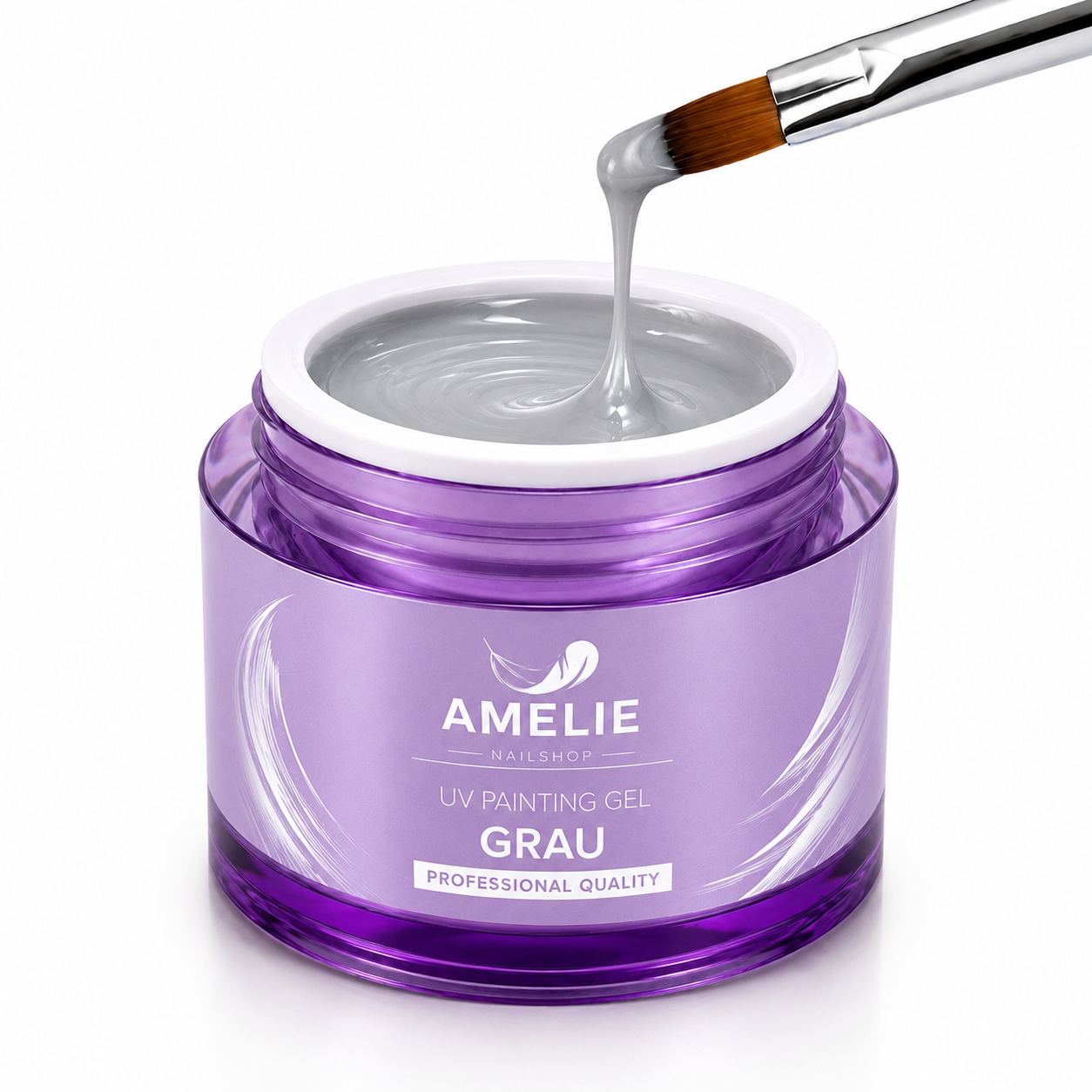 Amelie Nails UV Painting Gel Grau 13* 7ml