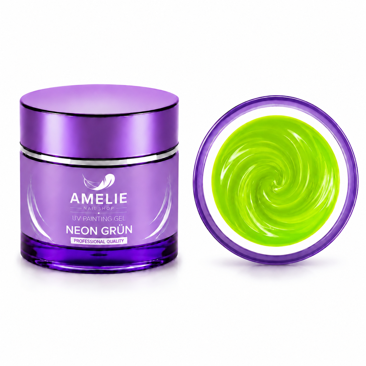 Amelie Nails UV Painting Gel Neon Grün 18* 7ml