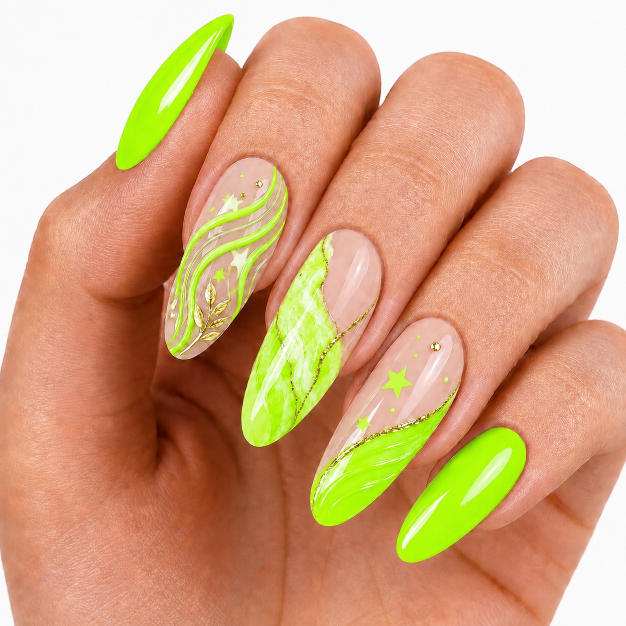 Amelie Nails UV Painting Gel Neon Grün 18* 7ml