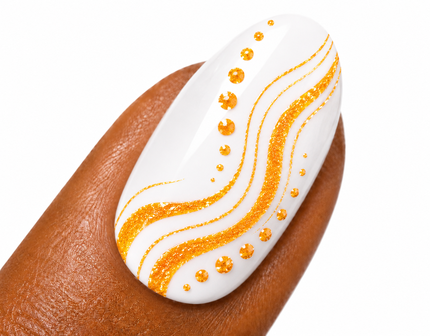 Amelie Nails UV Painting Gel Orange Glitzer 42* 7ml