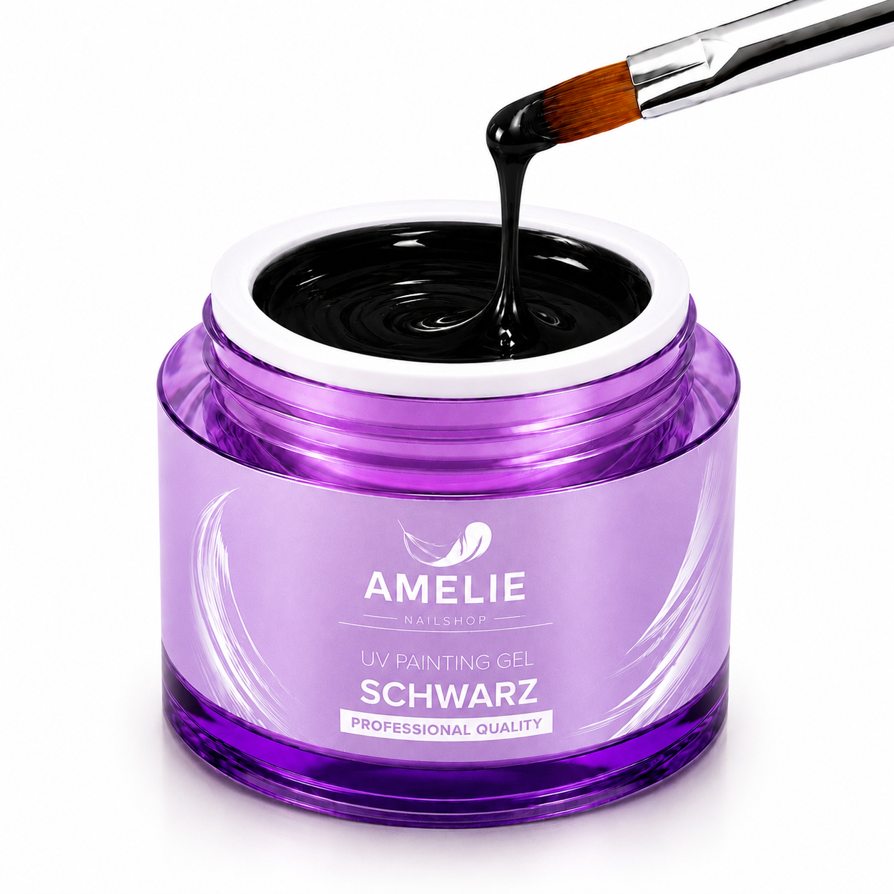 Amelie Nails UV Painting Gel Schwarz 33* 7ml