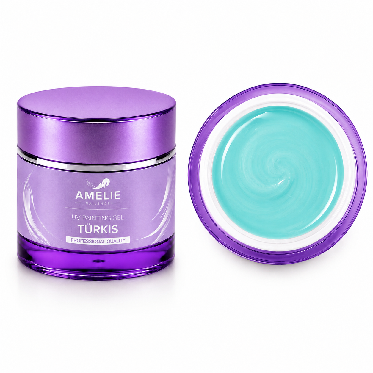 Amelie Nails UV Painting Gel Türkis 35* 7ml