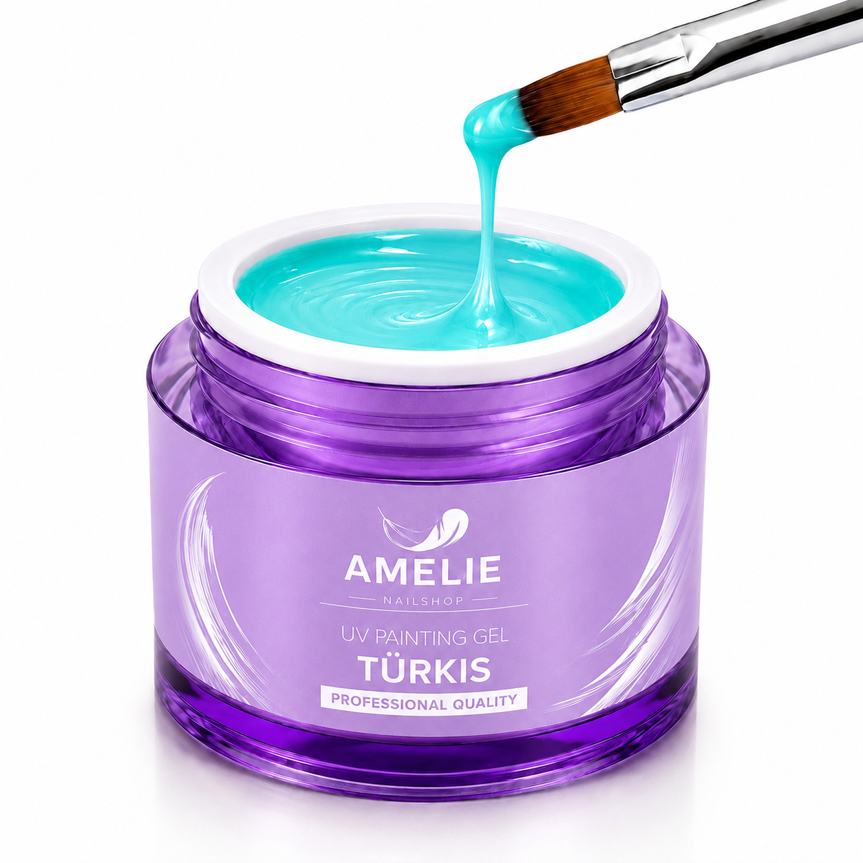 Amelie Nails UV Painting Gel Türkis 35* 7ml