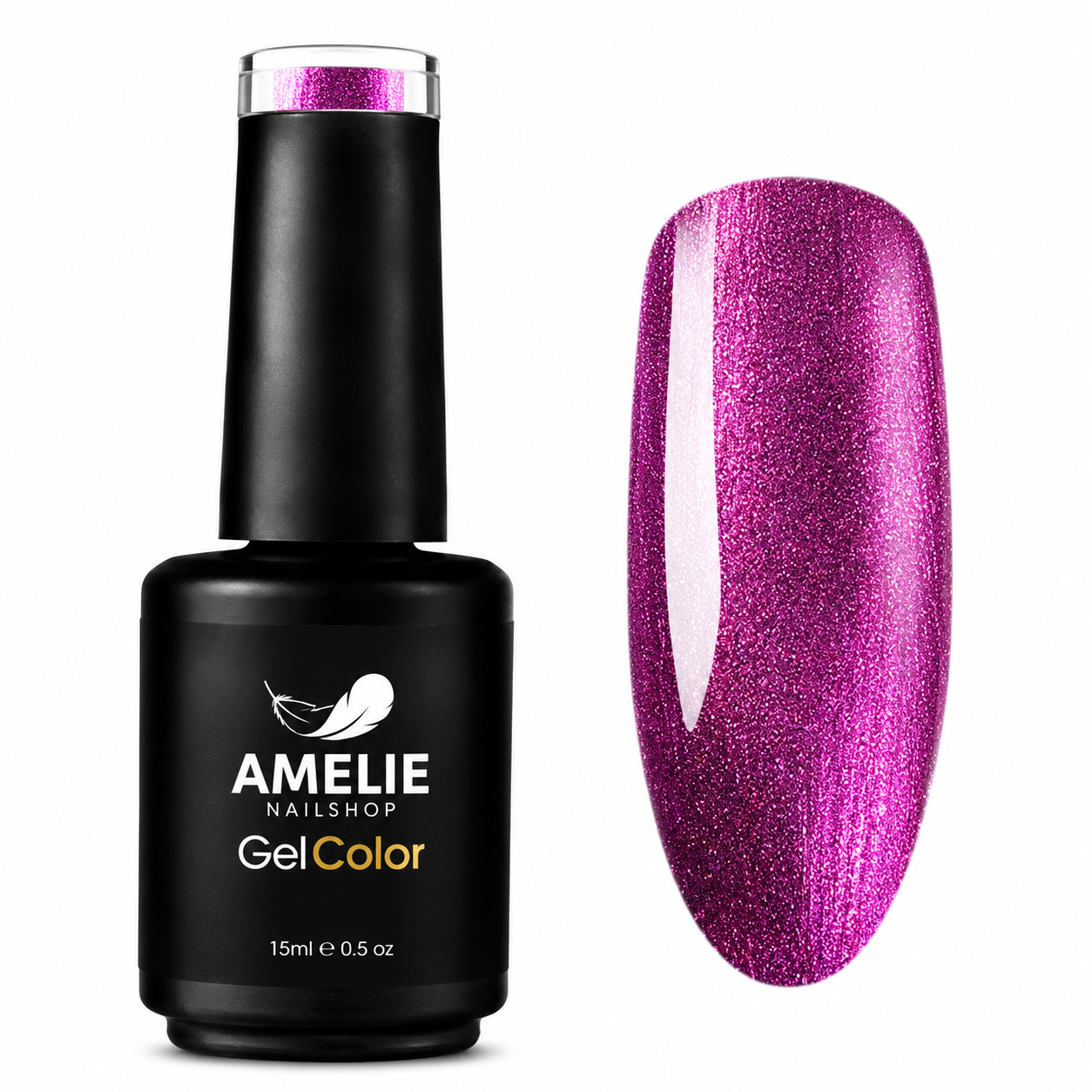 Amelie Nails Pearlshell Gel transparent Pink 15ml GP08*