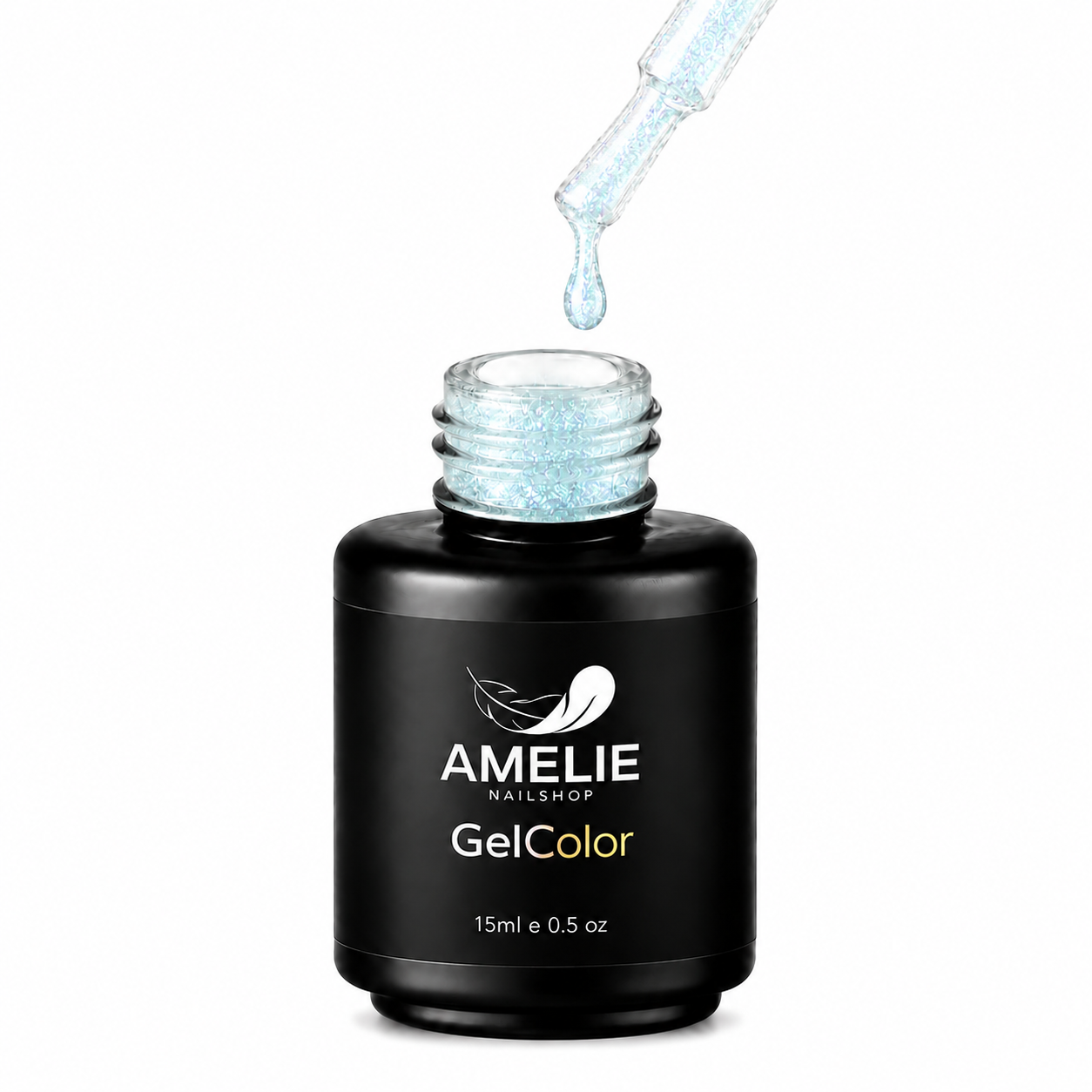 Amelie Nails Pearlshell Gel transparent Türkise 15ml GP05*