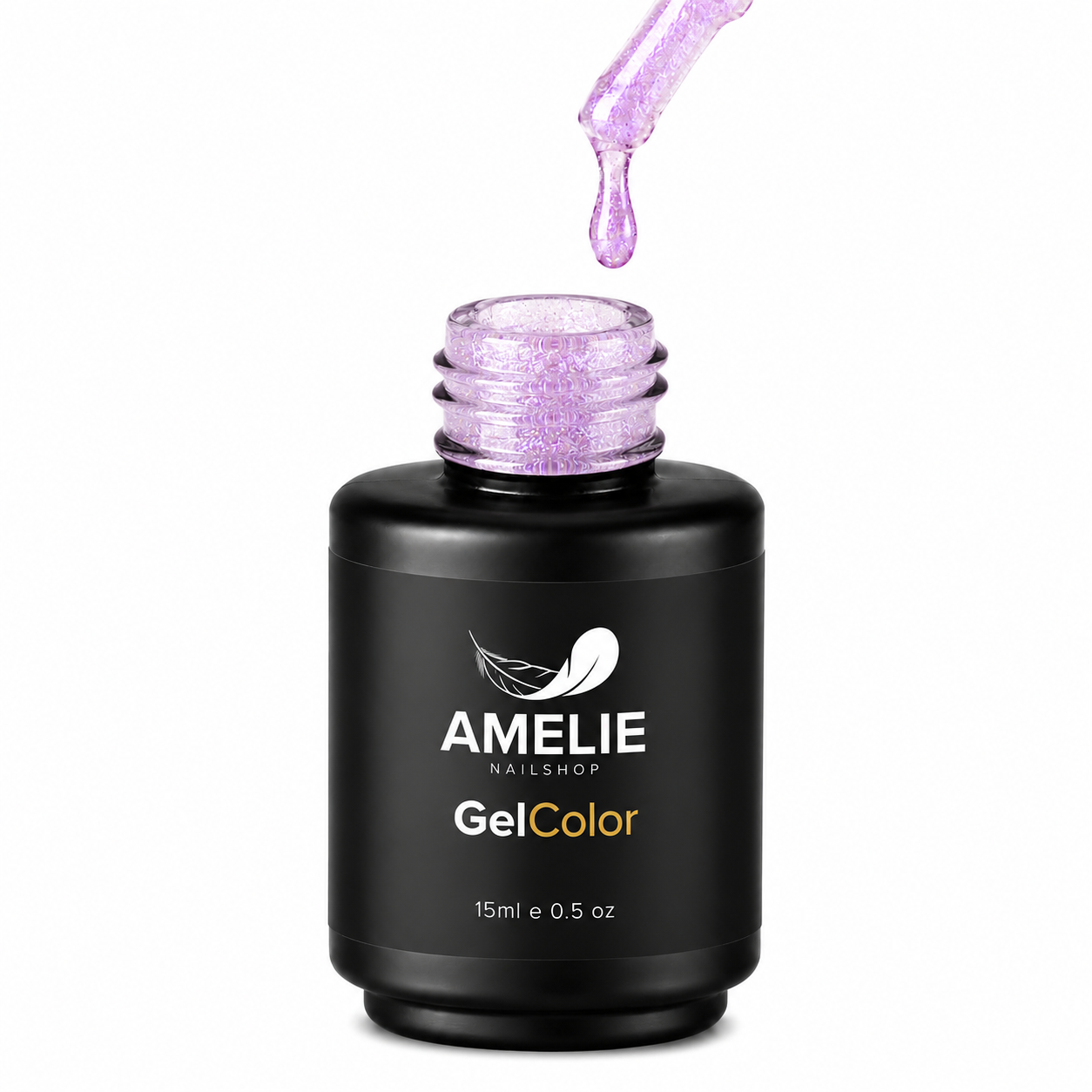 Amelie Nails Pearlshell UV-Nagellack transparent Lila 15ml GP01*