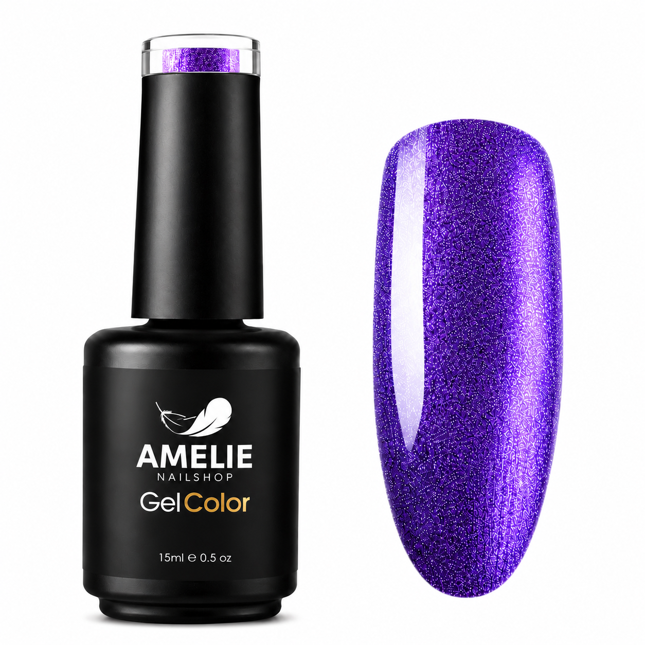 Amelie Nails Perlshell UV-Nagellack transparent Lila 15ml GP11*