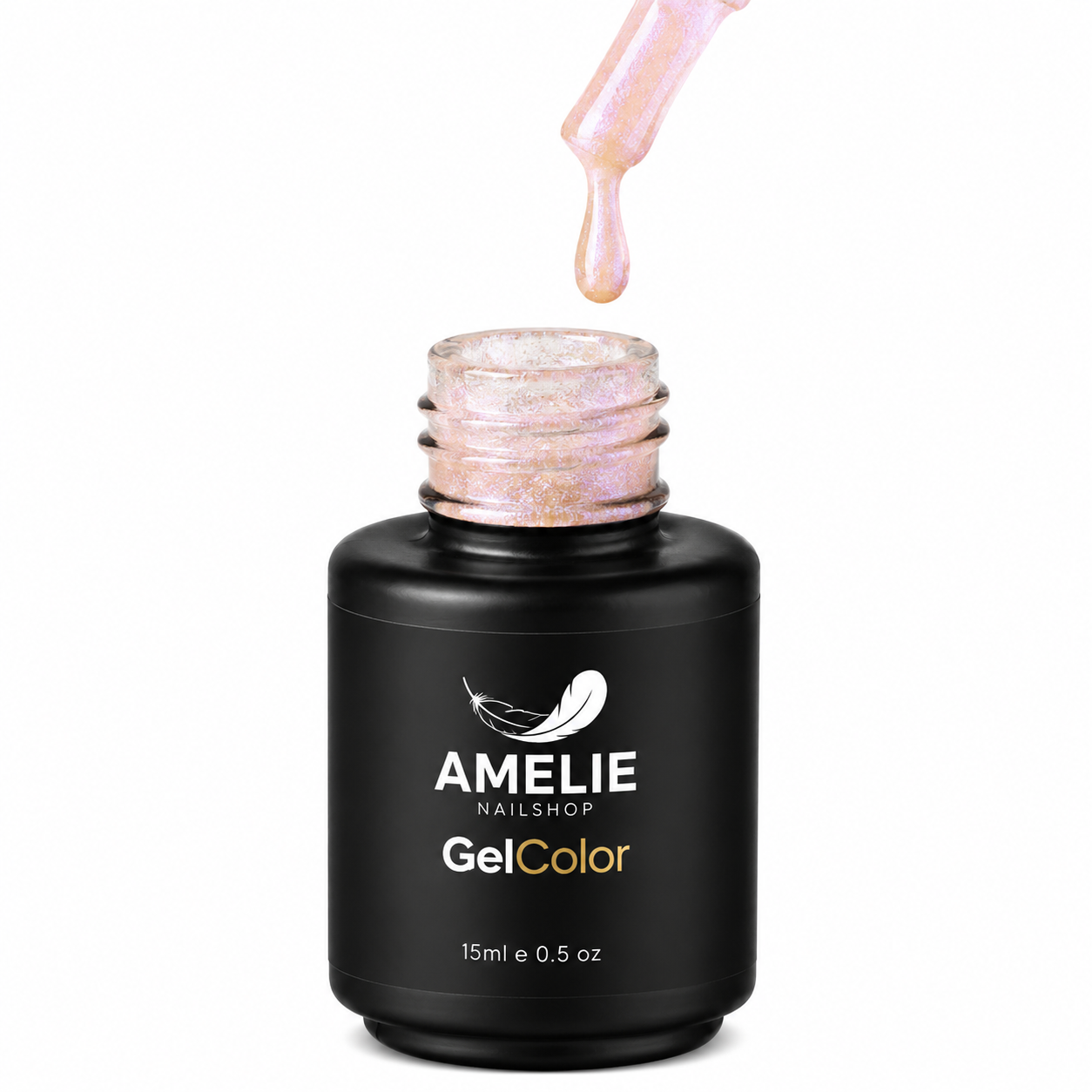 Amelie Nails Perlshell UV-Nagellack transparent Lila 15ml GP11*