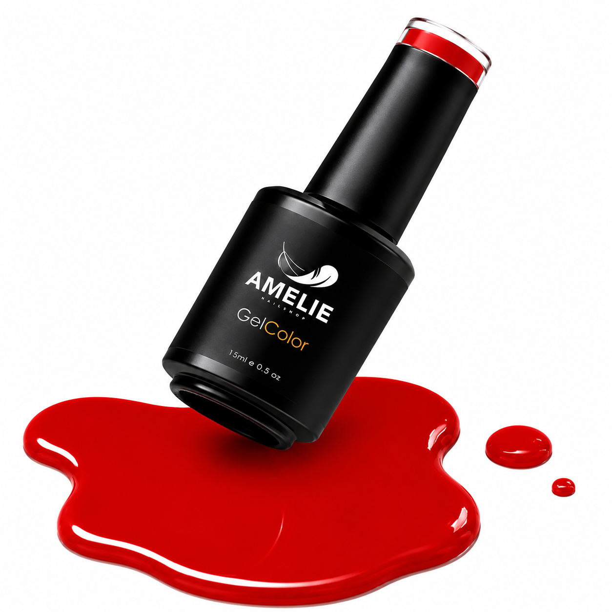 Amelie Nails UV-Nagellack Mittel-Rot PM87* 15ml