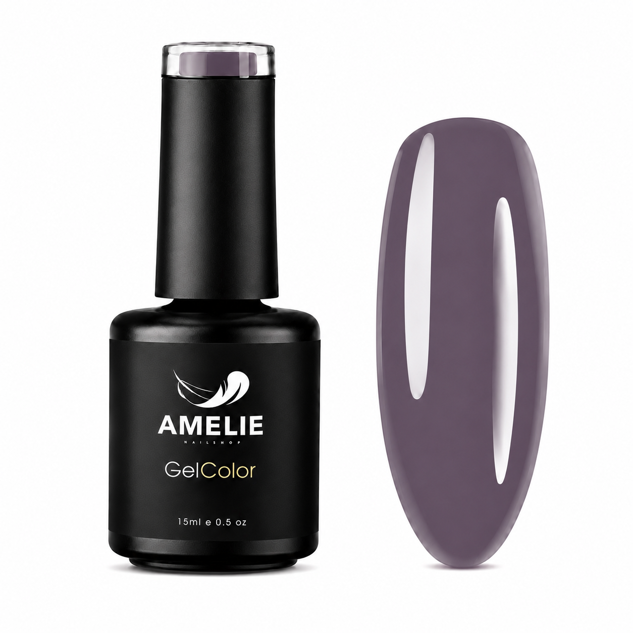 Amelie Nails UV-Nagellack Grau- Lila  PM45* 15ml