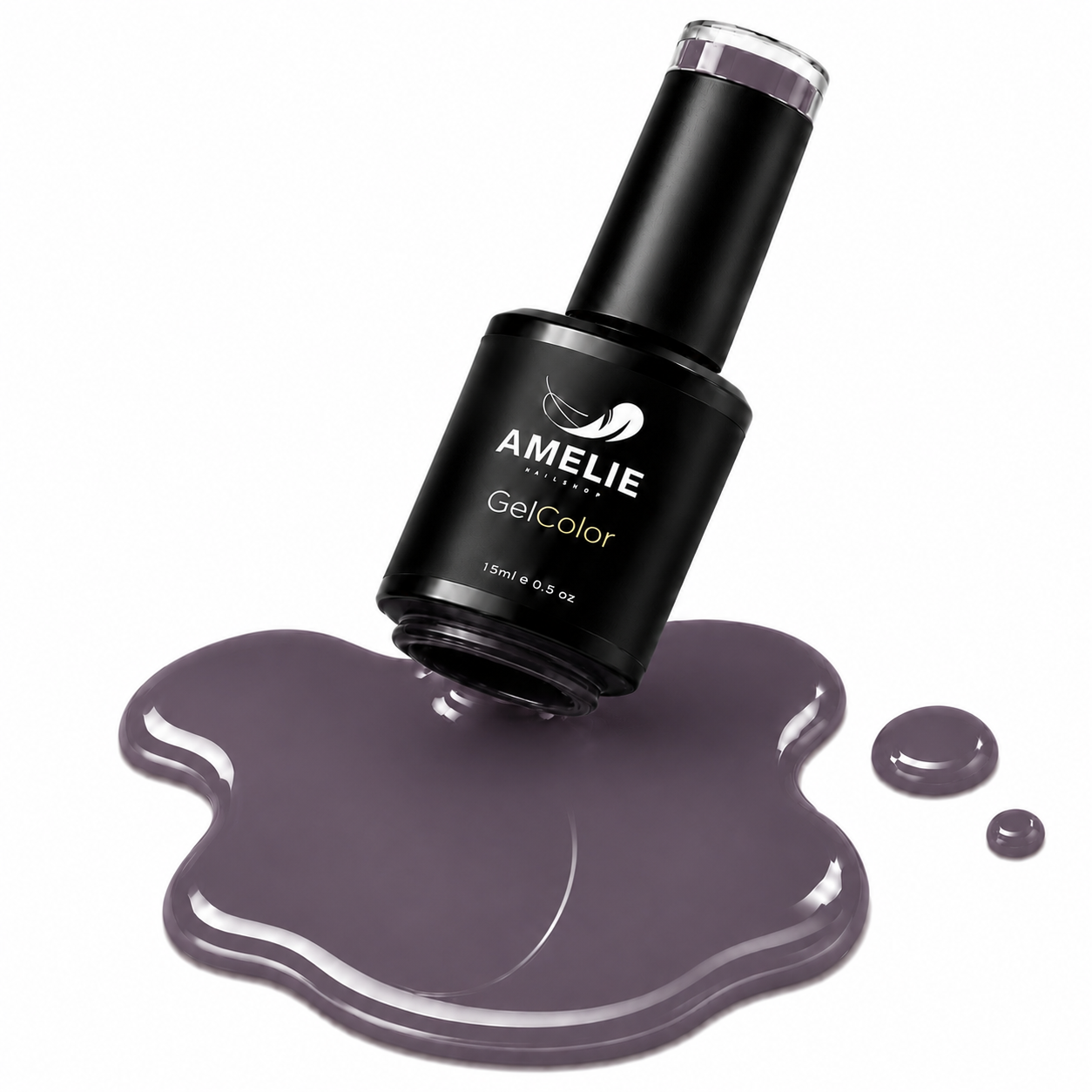 Amelie Nails UV-Nagellack Grau- Lila  PM45* 15ml