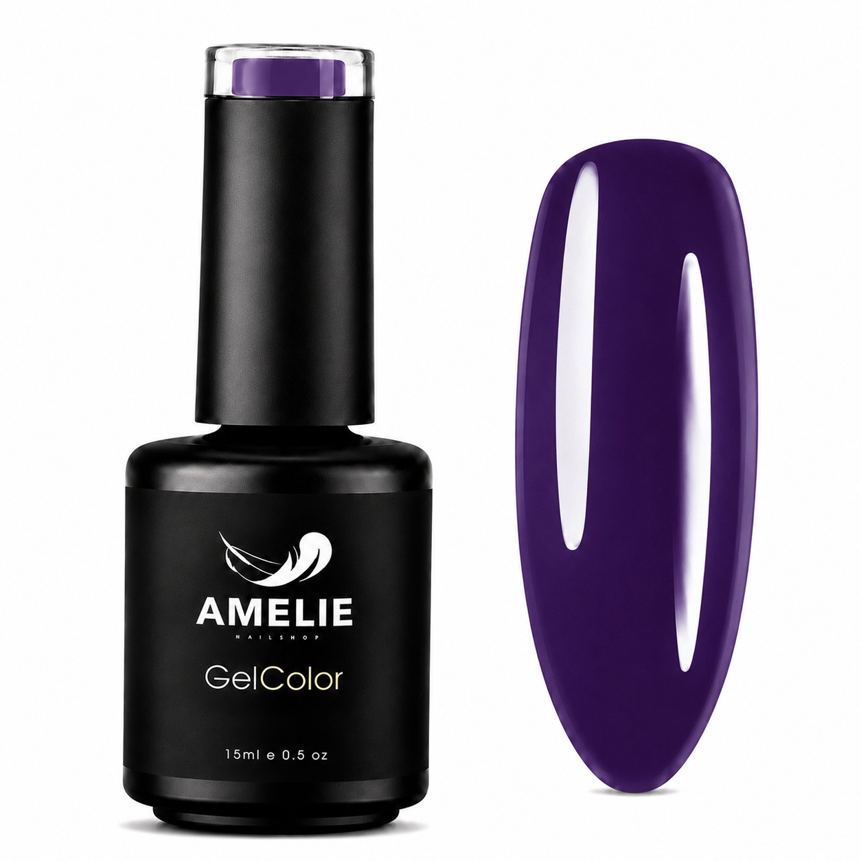 Amelie Nails  UV-Nagellack Dunkel Lila M163* 15ml