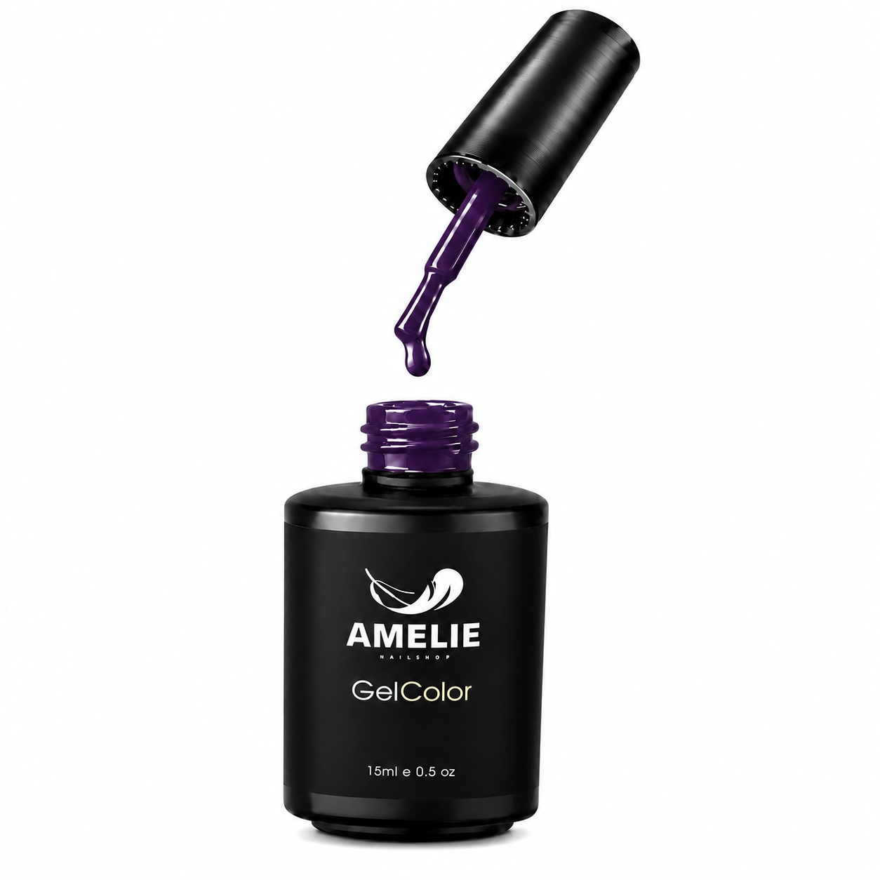 Amelie Nails  UV-Nagellack Dunkel Lila M163* 15ml