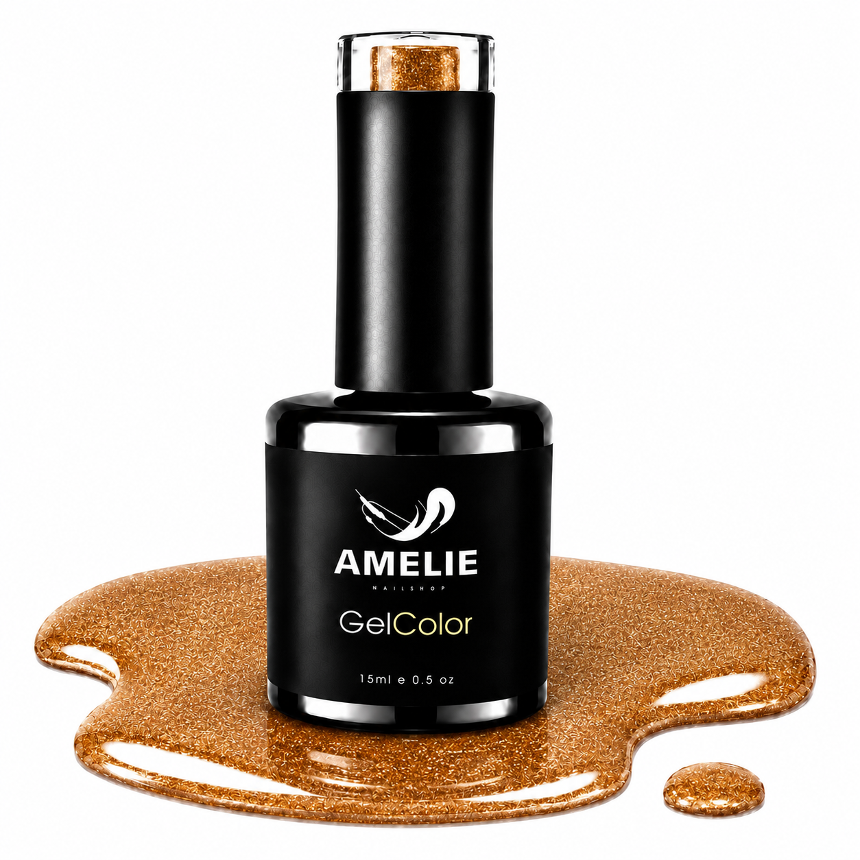 Amelie Nails UV-Nagellack Gold-Braun GC279* 15ml
