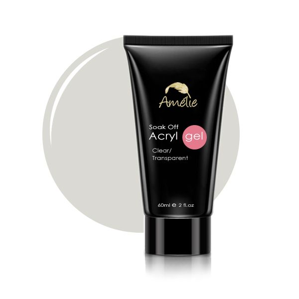 Amelie Nailshop Acrylgel Clear Polygel Produkt Vorderansicht in 30,60ml 