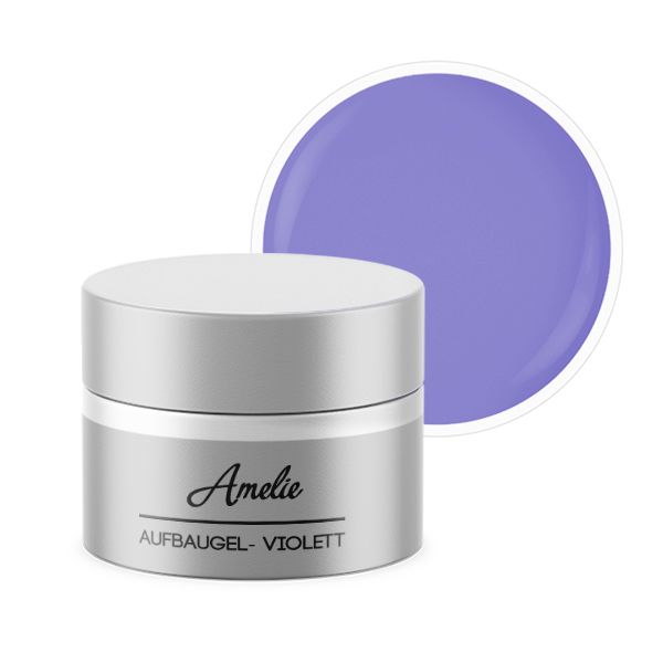 Amelie Nailshop Aufbaugel Violett UV Gel Builder Gel 15 ml Tiegel