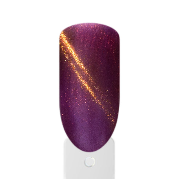 Amelie Nails Cat Eye Galaxy Lila Studio Design mit edlem Magnet-Schimmer und lila Farbton