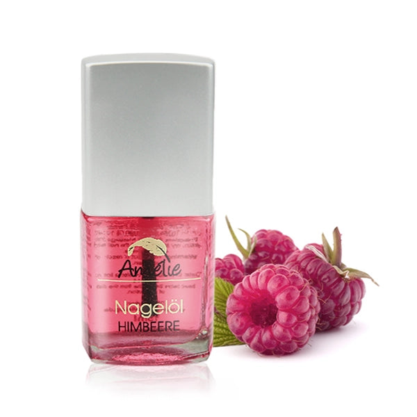 Amelie Nailshop Nagelöl Himbeere 15 ml  in fllasche mit feinen pinsel 