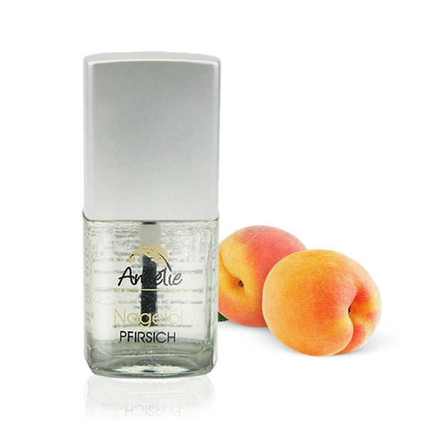 Gepflegte Nagelhaut mit Nagelöl Pfirsich 15ml  von Amelie Nailshop 