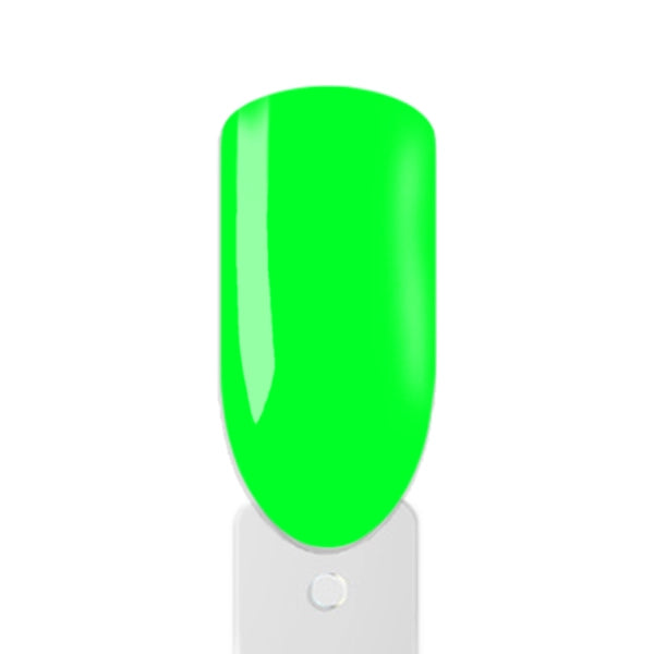 Intensiv leuchtender Neon-Grün-Farbton mit voller Deckkraft