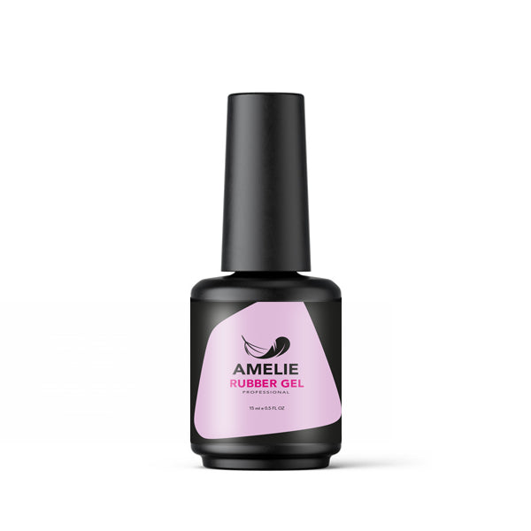 Amelie Nails Rubber Base Gel No Separation Dunkel Rose 15 ml Produktflasche