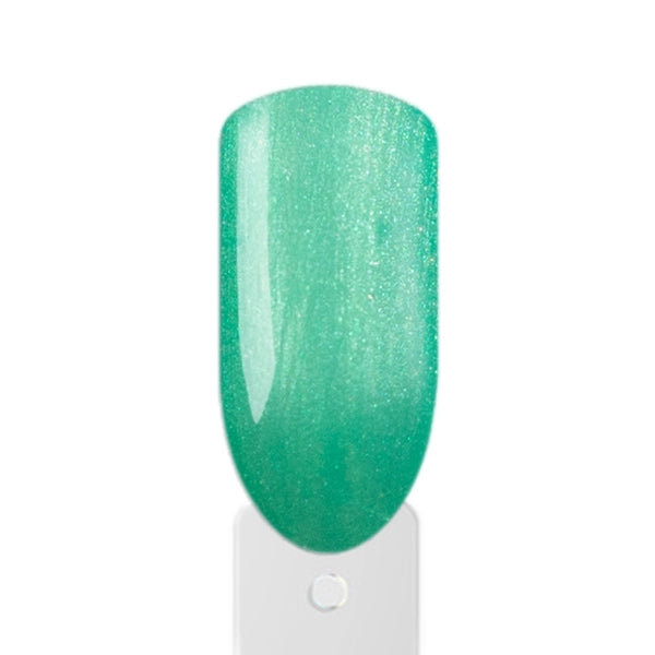 Kräftiger Mintton mit feinem PearlShell-Finish von Amelie Nails