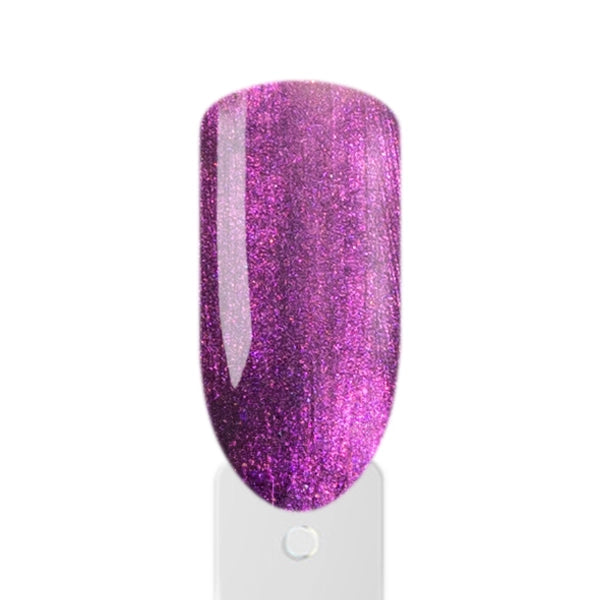 Transparenter pinker PearlShell-UV-Nagellack von Amelie Nails mit sanftem Perlglanz auf dunkler Basis