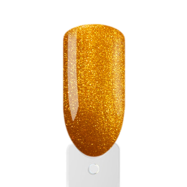 Amelie Nails UV Nagellack Champagne Gold Glitzer 15 ml – edler goldener Schimmer für elegante Nägel