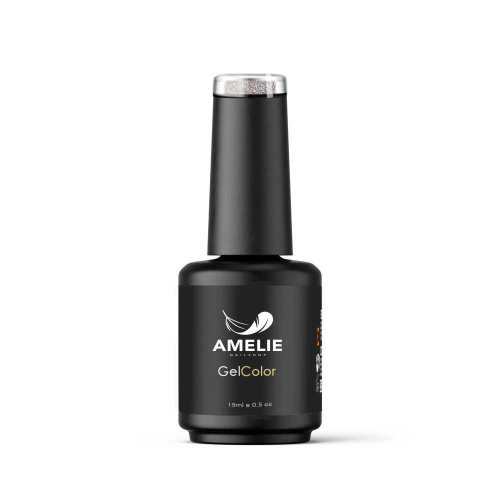 Amelie Nails UV-Nagellack Holographic Braun 15 ml